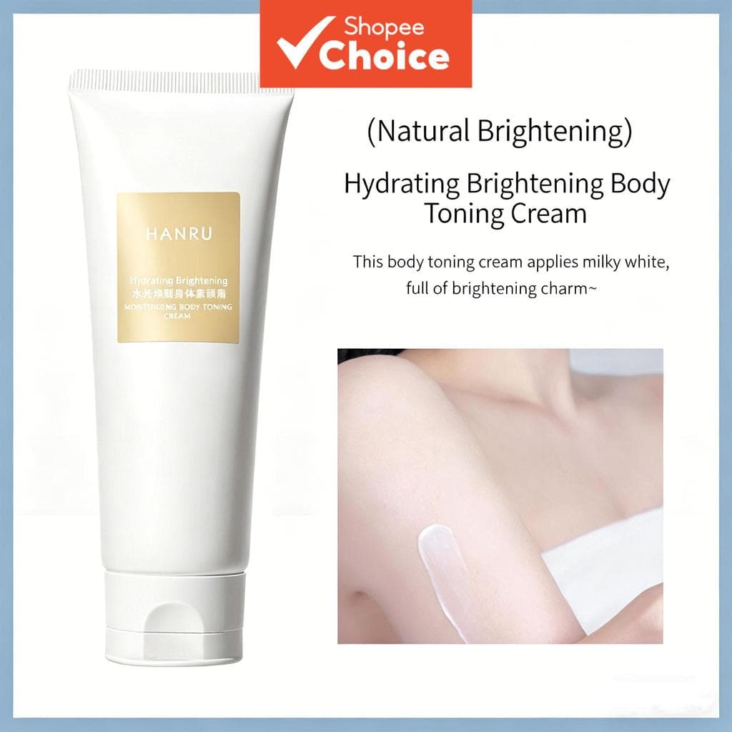 Han Rushui Creme Hidratante Corporal com Tonalizante, Refrescante, Hidratante e Clareador de Pele, Textura Cremosa Não