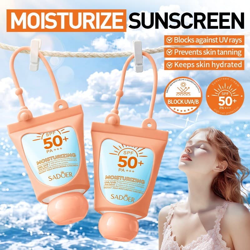 SADOER Creme Base PROTETOR SOLAR de Alta Potência Creme PROTETOR SOLAR Hidratante Radiante