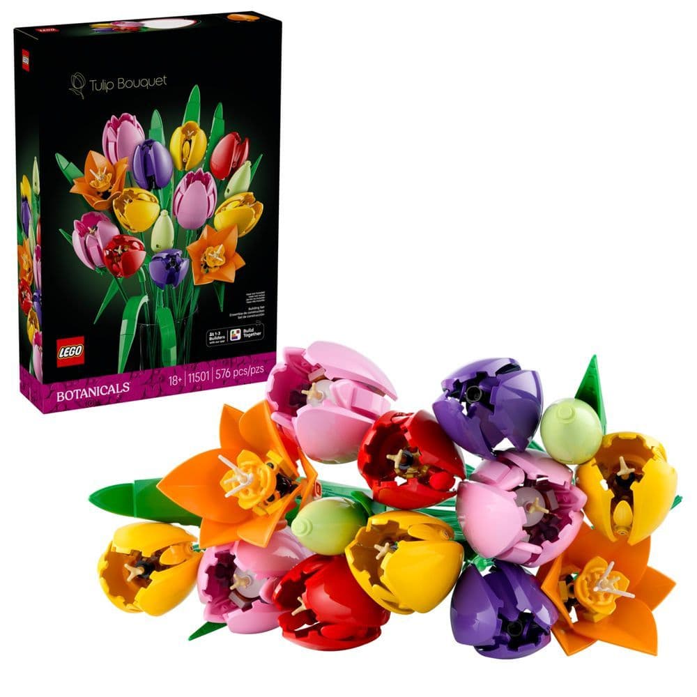 Bloco de Montar - Botanicals - Buque de Tulipas - LEGO DO BRASIL