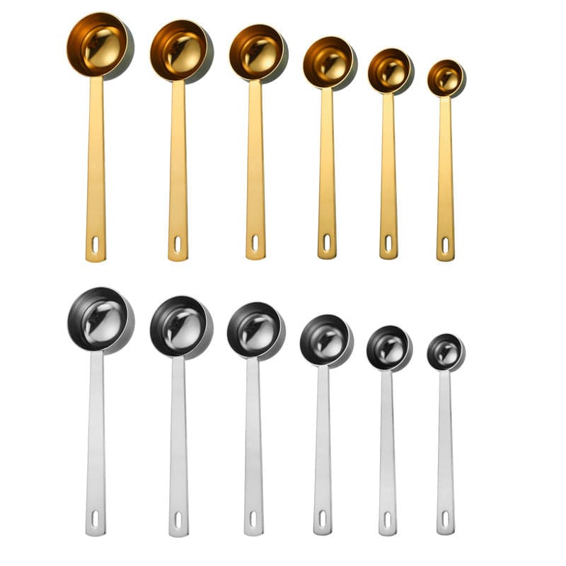 Colher medidora de aço inoxidável 304, grãos de café, leite em pó, 15ml, colher medidora, ferramentas de cozimento, medi