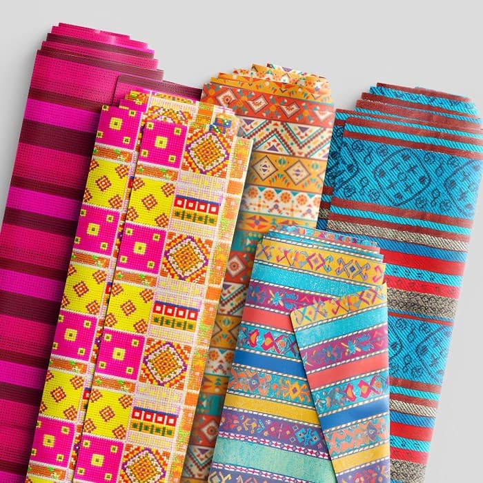 Tecido Sarja Estampada Impermeável Listrados Variados Artesanato Patchwork Costura Pano Quilting