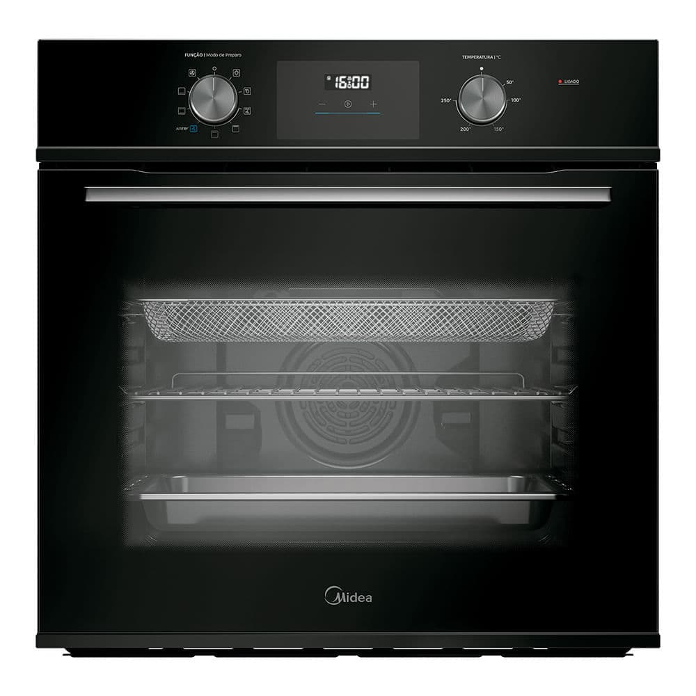 Forno Elétrico de Embutir 80L Digital com Air fryer Midea