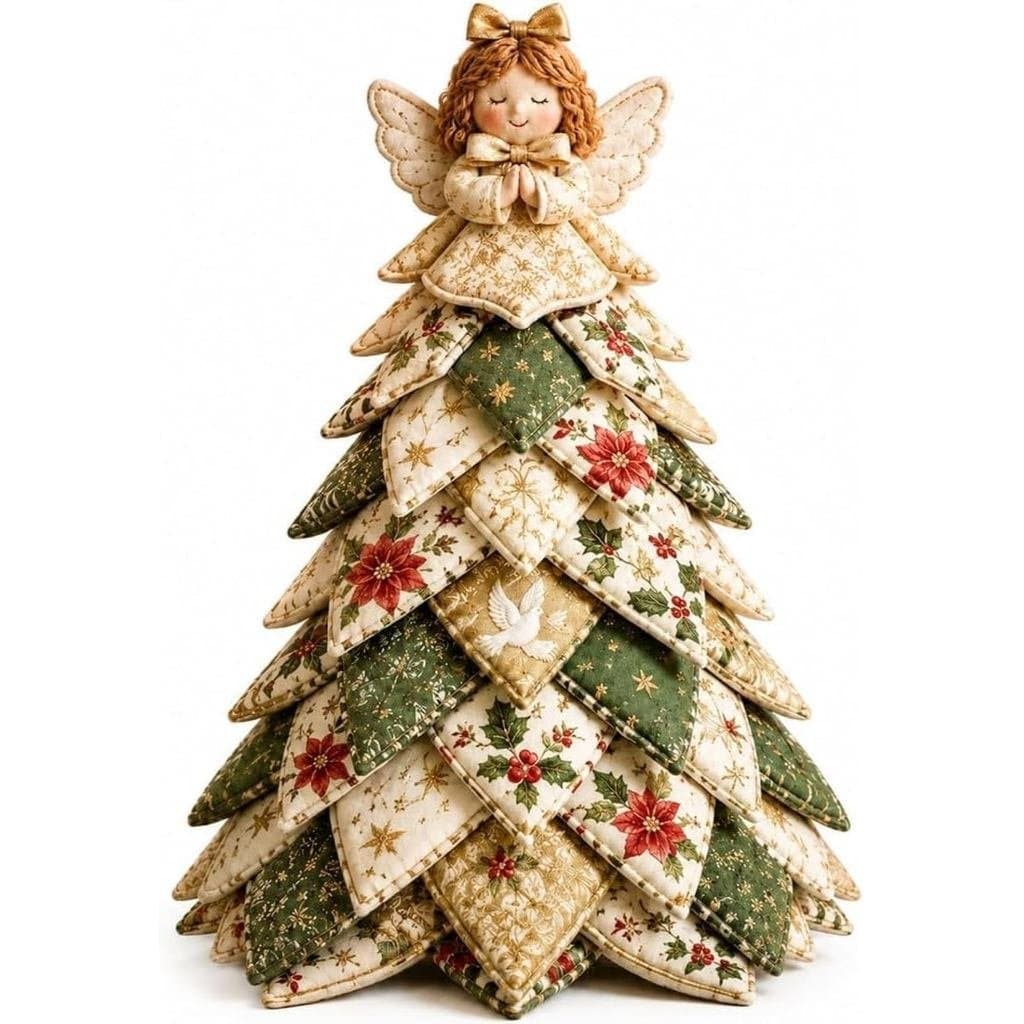 Novo Kit de Tecido Acolchoado DIY para Árvore de Natal e Halloween 2026, Conjunto de Artesanato em Patchwork de Tecido 3