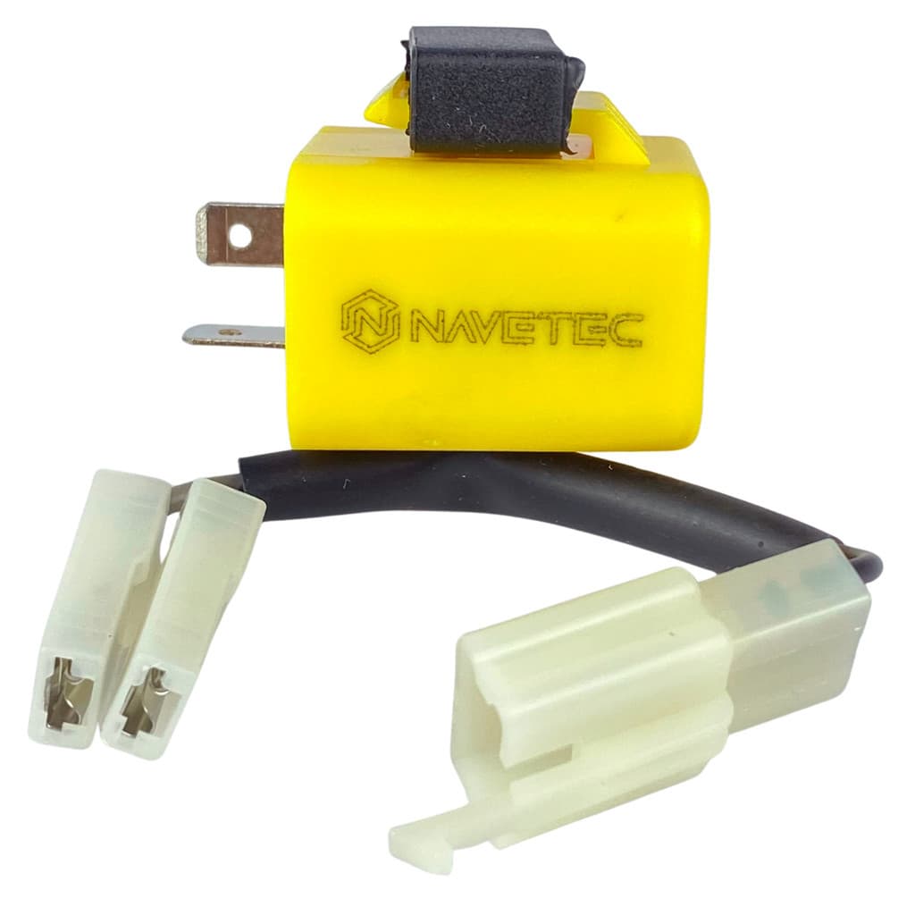 Rele Com Chicote Pisca Seta Moto Dois Pinos Universal Para Led