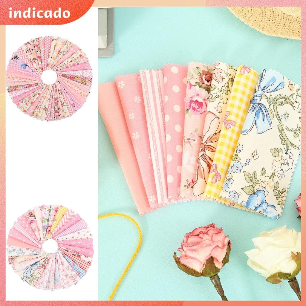 80/168 Pcs Tecido Macio Quadrado DIY Pré-Cortado Com Vários Padrões Para Patchwork Quilting SHOPSBC1405