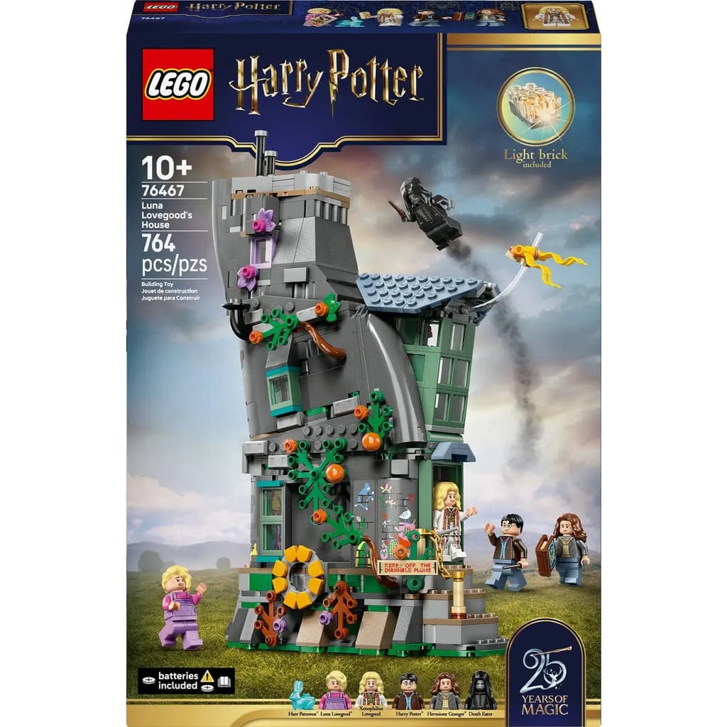 LEGO Harry Potter 76467 Casa de Luna Lovegood com 764 Peças para Montar e Explorar