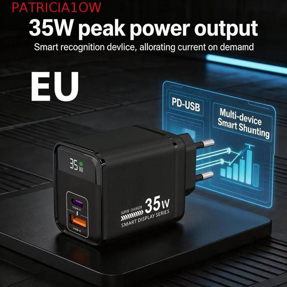 Adaptador De Carregador De Celular PATRICIA1OW , Rápido De Telefone De Carga Rápida De Carregamento , Saída De 35 W