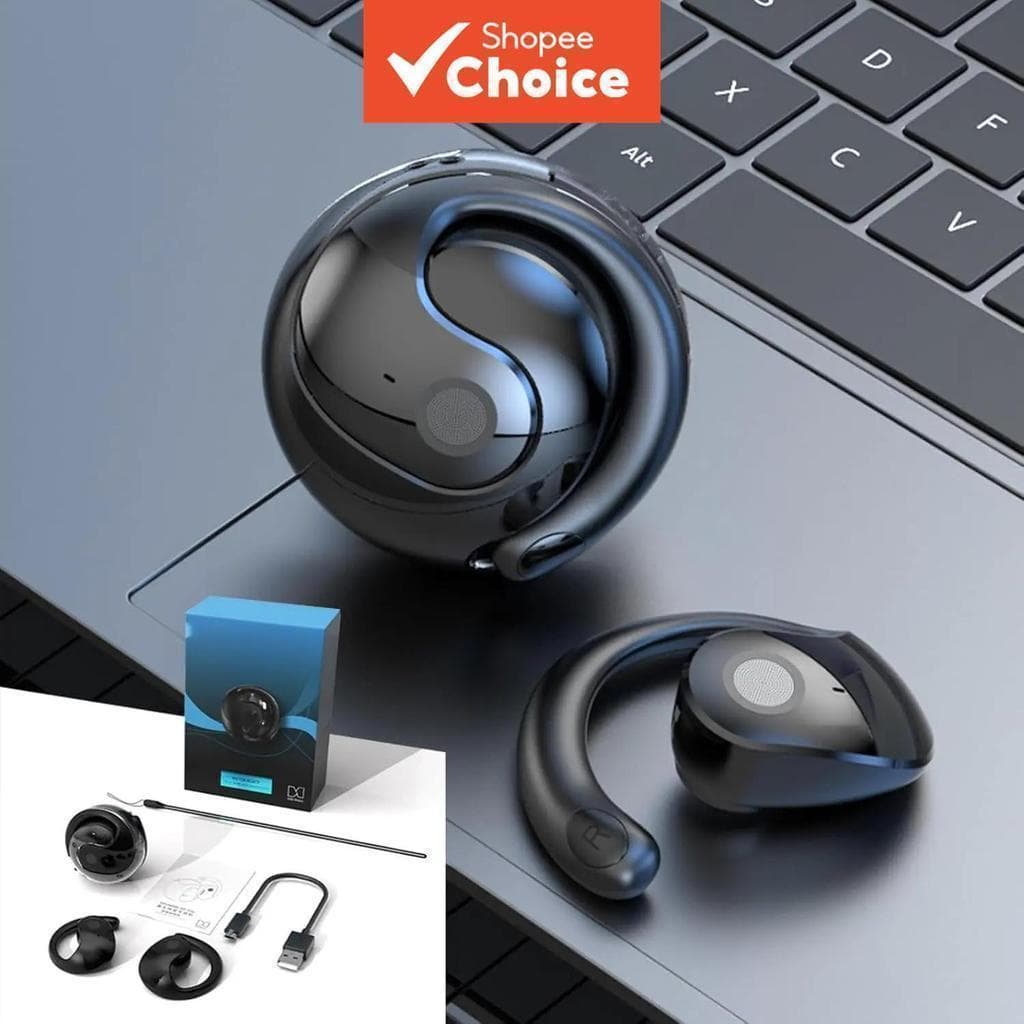 Fones de ouvido Bluetooth 5.4 Tradução Som Direcional Fones de ouvido Transmissão Panorâmica Reprodução de 24 horas IPX5