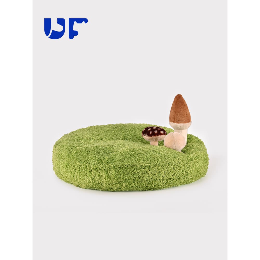 UFHome Pet esteira maca de gato filhote de cachorro maca de cachorro dormir brinquedo de pelúcia areia redonda quatro es