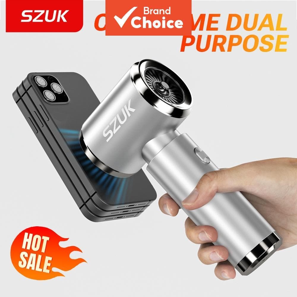 Aspirador de pó sem fio SZUK 8000PA, mini aspirador portátil para carro/mesa, recarregável, alta sucção, sem fio,
