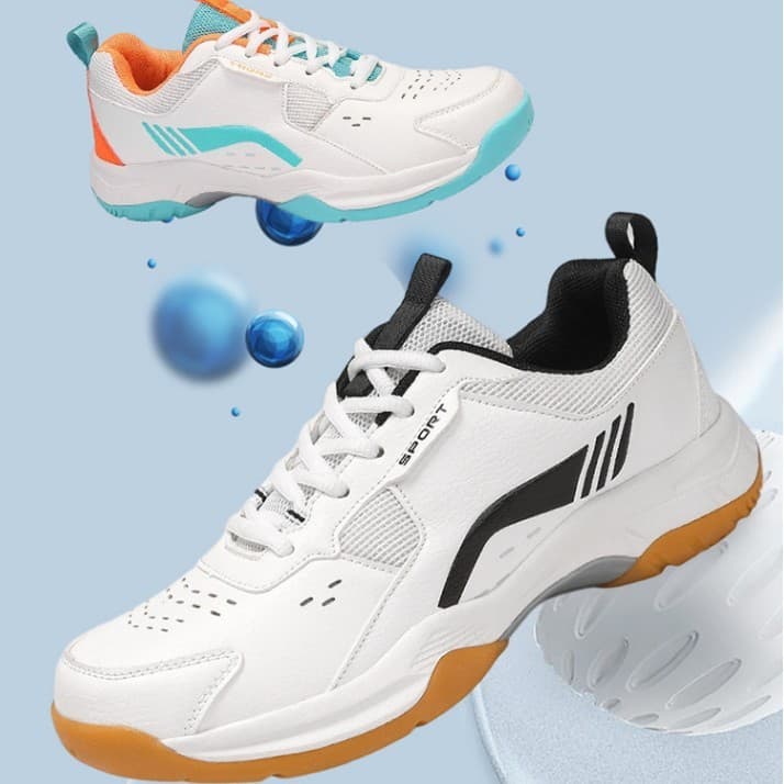 Tênis de badminton masculino e feminino, tênis de treino com amortecimento e respirabilidade, tênis esportivos profissio