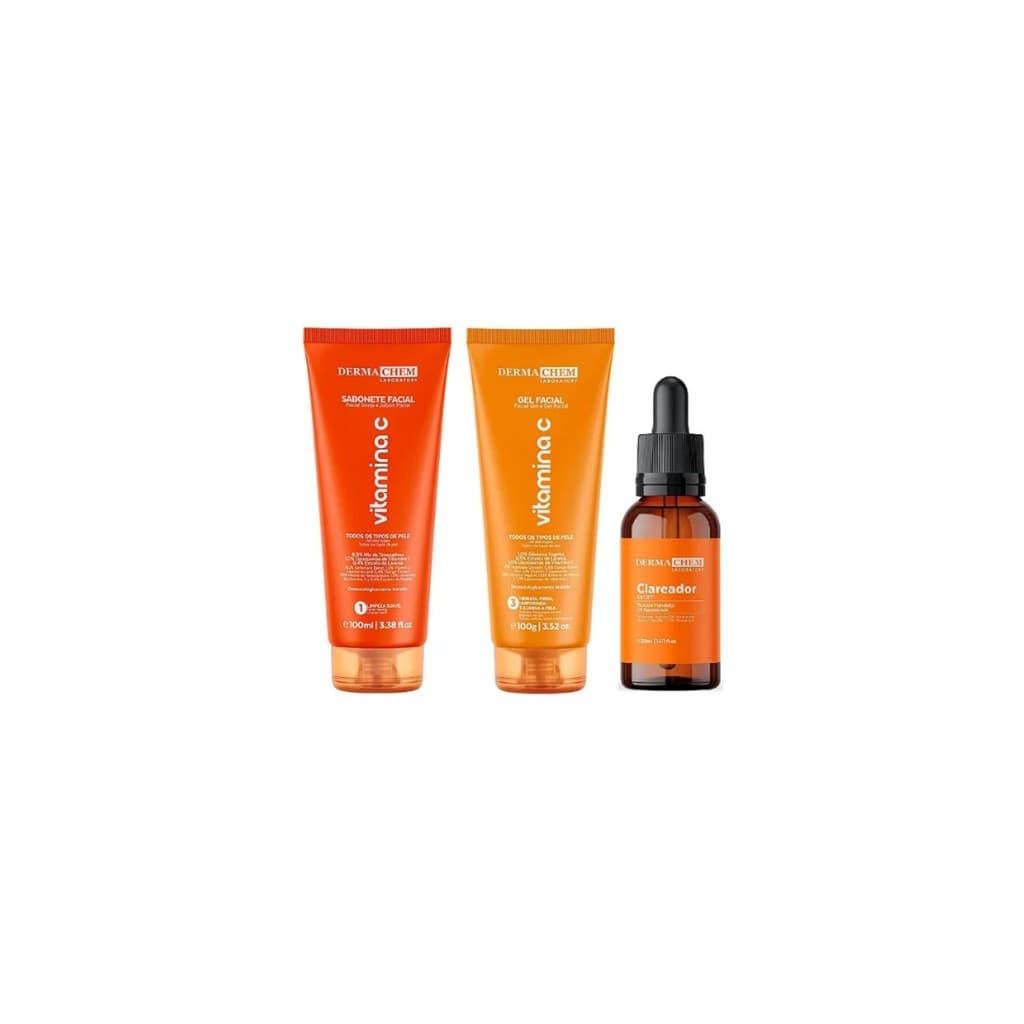 Kit Skincare Vitamina C Anti-idade Clareador (AVARIA EXTERNA)