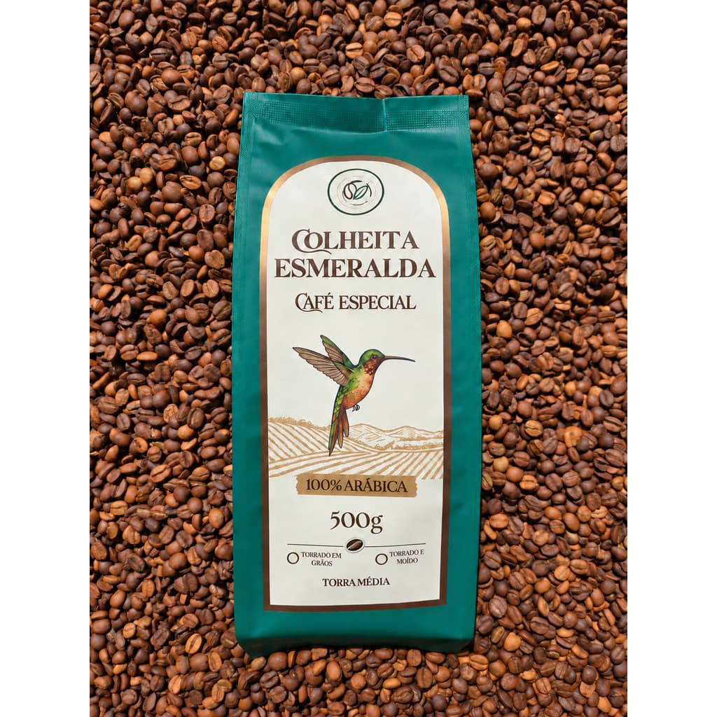 Café Especial 84+ em Grãos Notas de Caramelo Torra Média