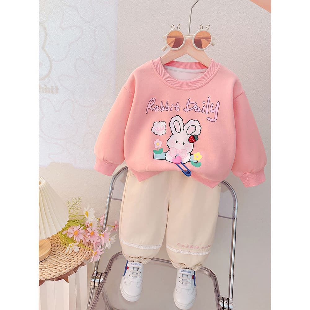 Bebê menina outono terno bebê crianças roupas menina primavera outono terno de duas peças de um ano de idade menina iníc