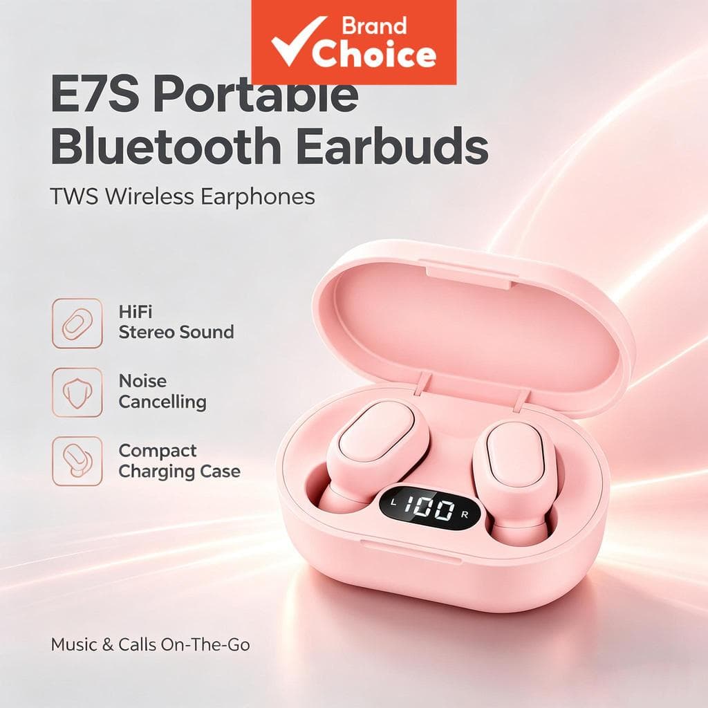 Fones de ouvido SPRISE E7S mini TWS sem fio Bluetooth 5.0, fones de ouvido estéreo, dois fones, diafragma para graves,