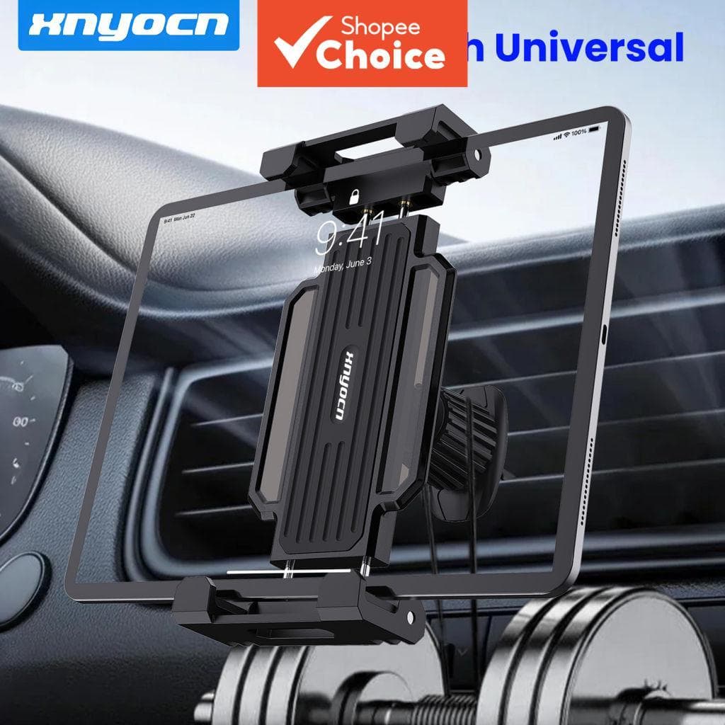 Suporte De Ventilação De Ar Para Tablet E Telefone De Carro À Prova De Choque Extensão Giratório 360