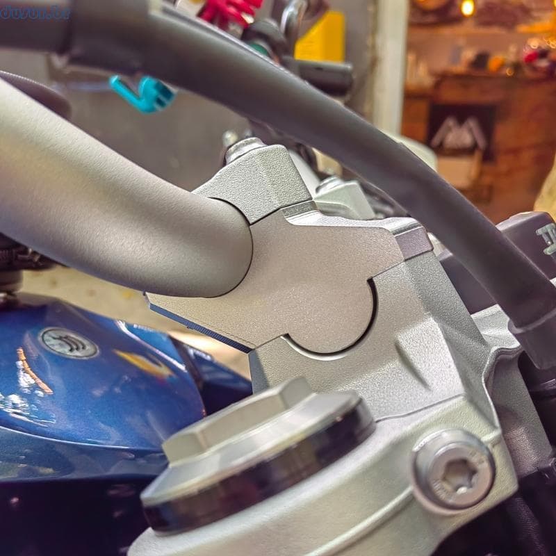 dusur9 Guiador Risers Estender Adaptador De Braçadeira Para Acessórios De Moto 150 160