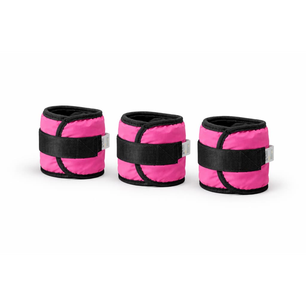 KIT Caneleira de Peso Rosa unidade de 500g + 1Kg + 2Kg Treino/Exercício/Academia/Crossfit/Fitness/Musculação
