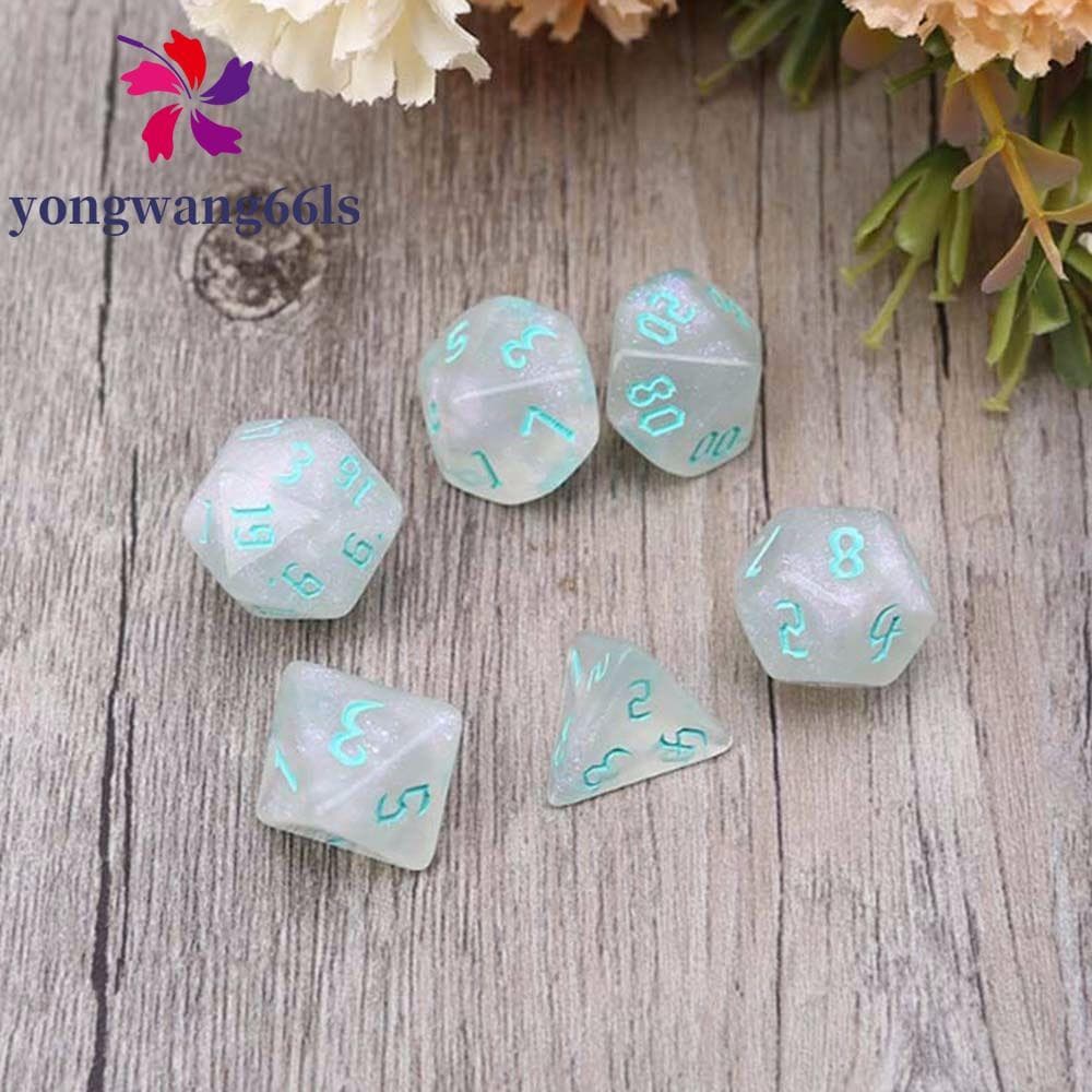 YONGWANG Dados Jogo De Mesa Festa Em Família Resina Entretenimento Acrílico Durável Jogos De