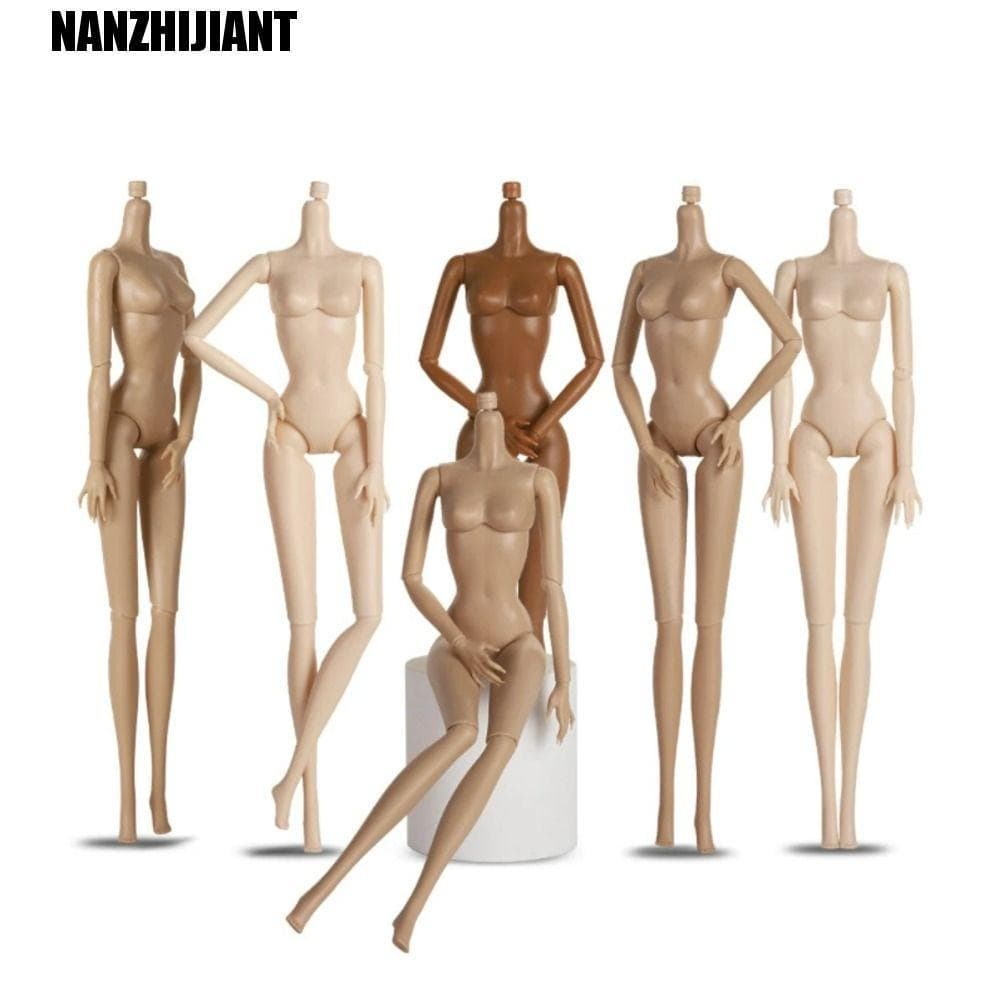 NANZHIJIANT Bonecas BJD Nuas Articuladas , Boneca Móvel 1/6 Super Modelo , Corpo Branco De Pele Europeia