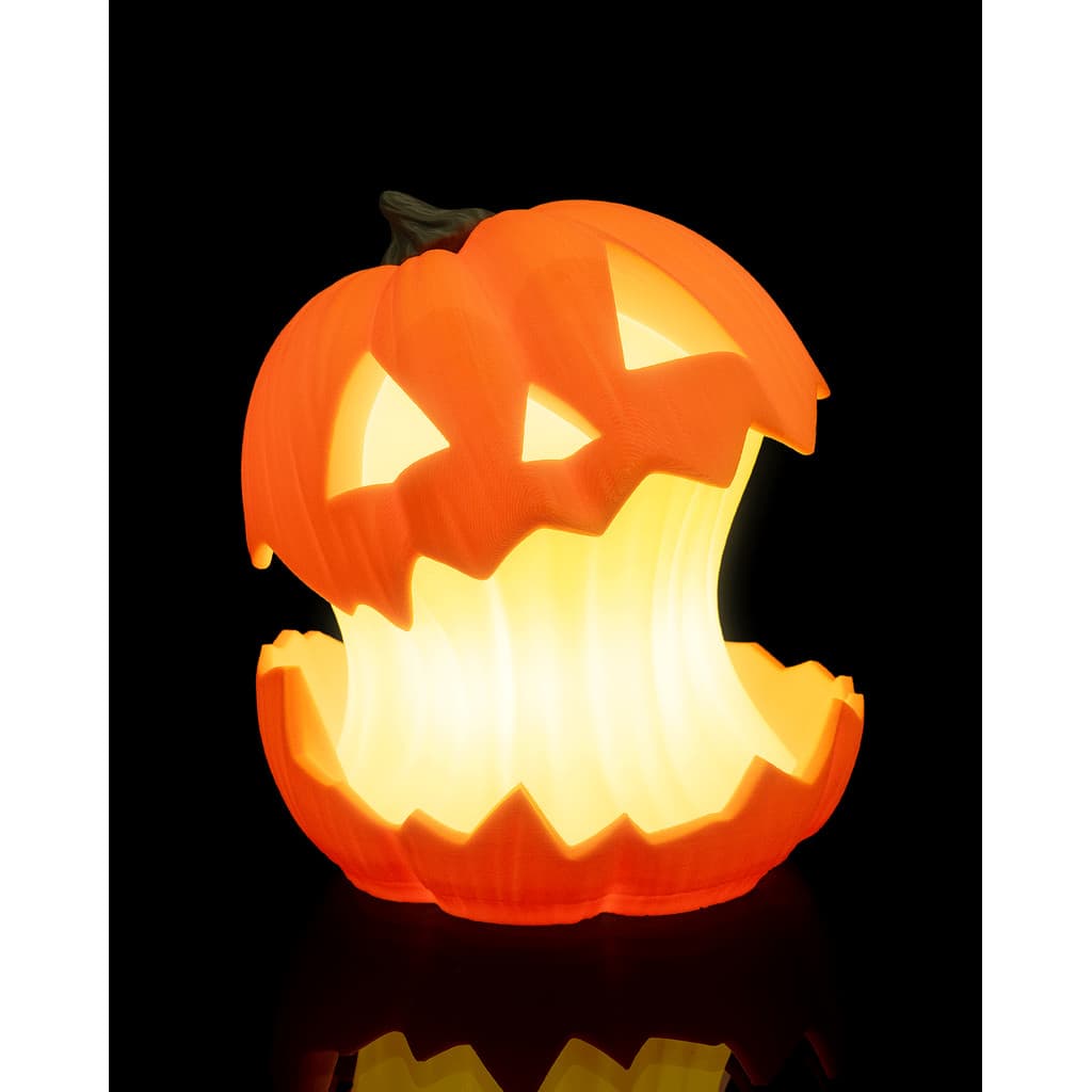 Luminária Abóbora Halloween Glowgut Lantern LED | Decoração Impressão 3D | Luz Decorativa de Mesa