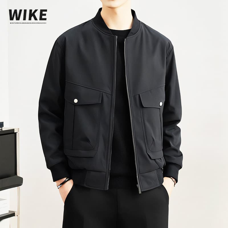 Jaqueta masculina primavera outono novo estilo Casual All-Match bonito macacão masculino jaqueta na moda solta tamanho g