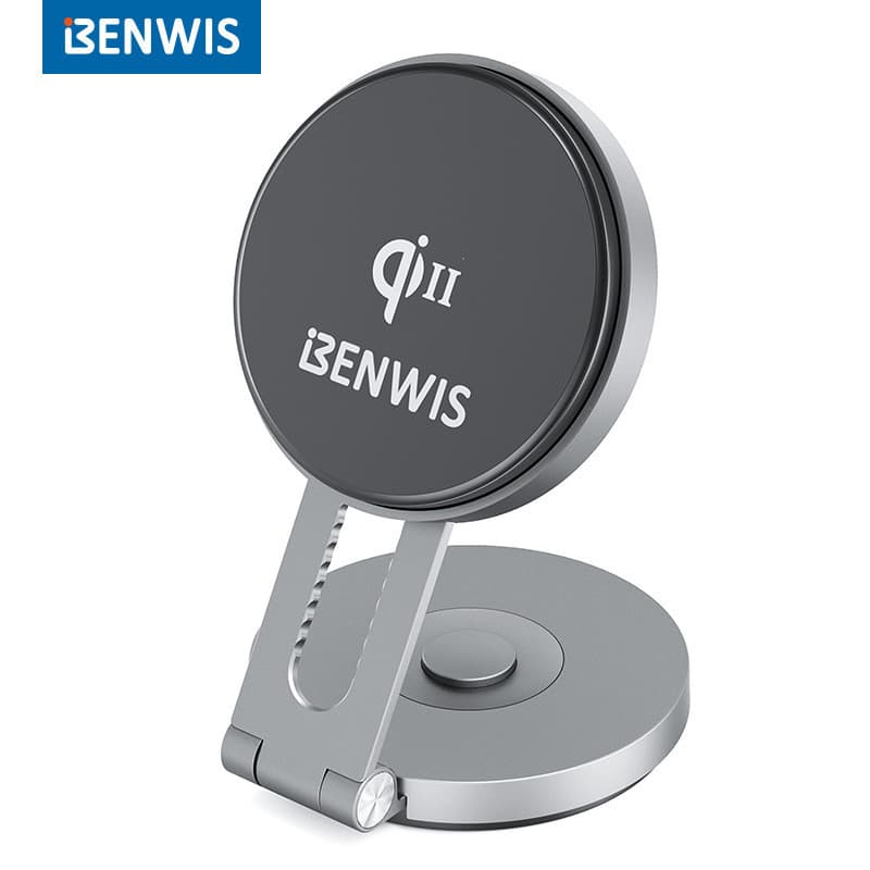 BENWIS Qi2magsafe Suporte magnético para carregador sem fio para carro 15W Suporte para carregamento rápido para celular