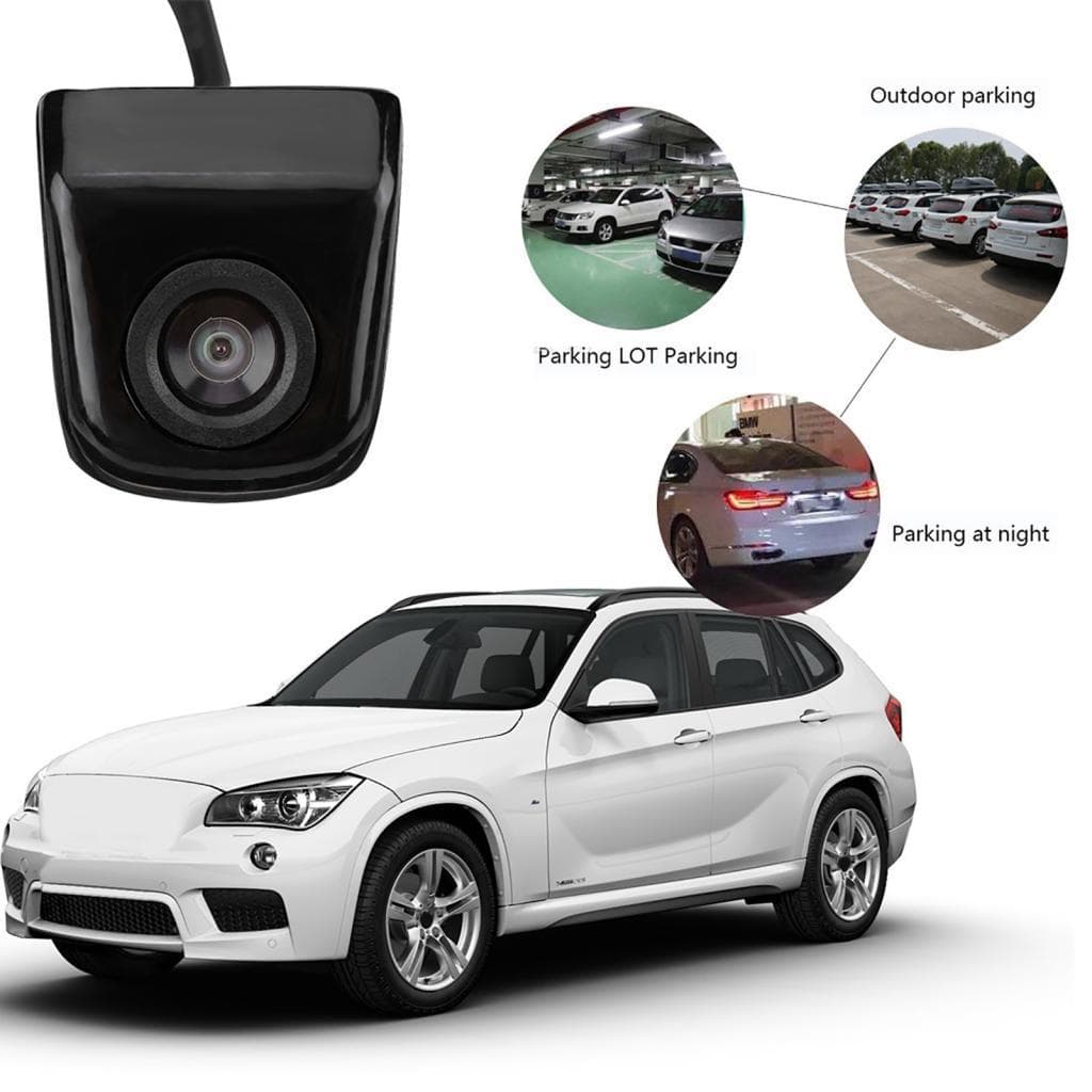 carworld-BR Câmera de visão traseira CCD para carro Backup de estacionamento Retrovisor Luzes LED à prova d\'água