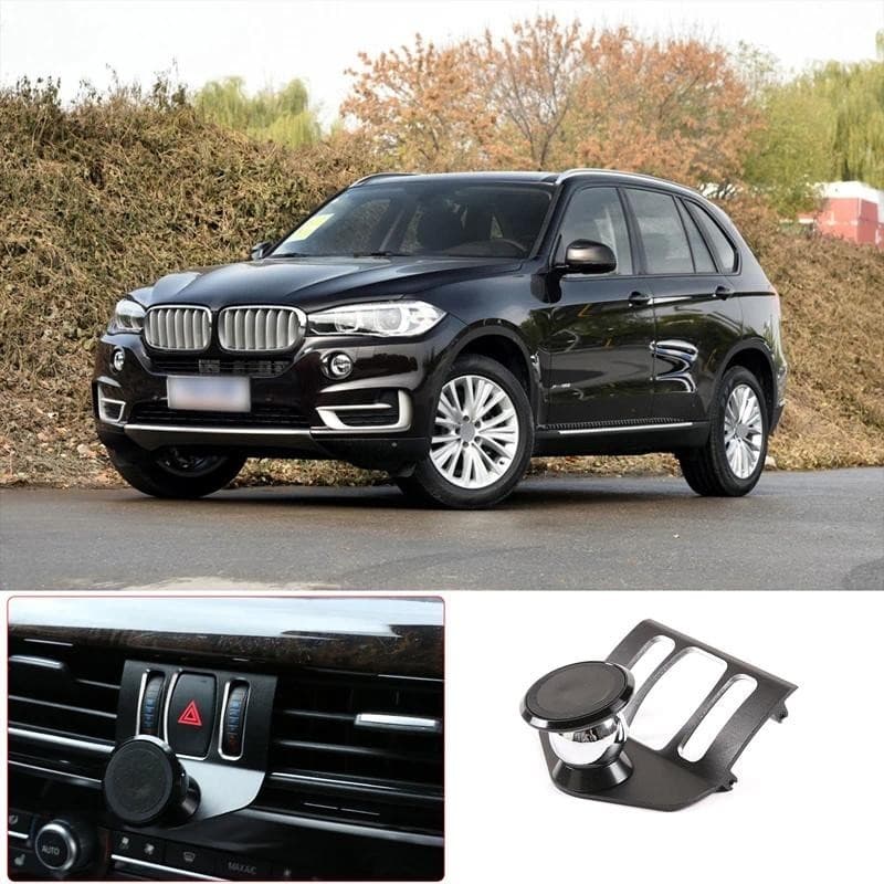 Para BMW X5 F15 X6 F16 2014-2018 Liga De Alumínio Suporte Do Telefone Carro Navegação GPS Acessórios Interiores