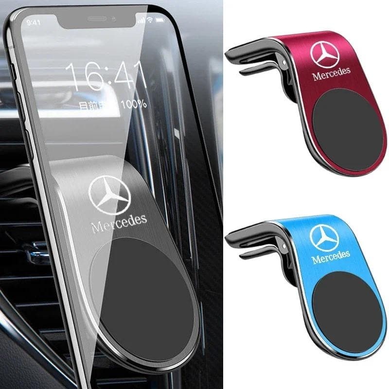 Suporte Do Telefone Carro Clipe De Ventilação De Ar Metal Ímã Para Mercedes Benz W204 W205 W210 W211 W212 W213 Ce Classe