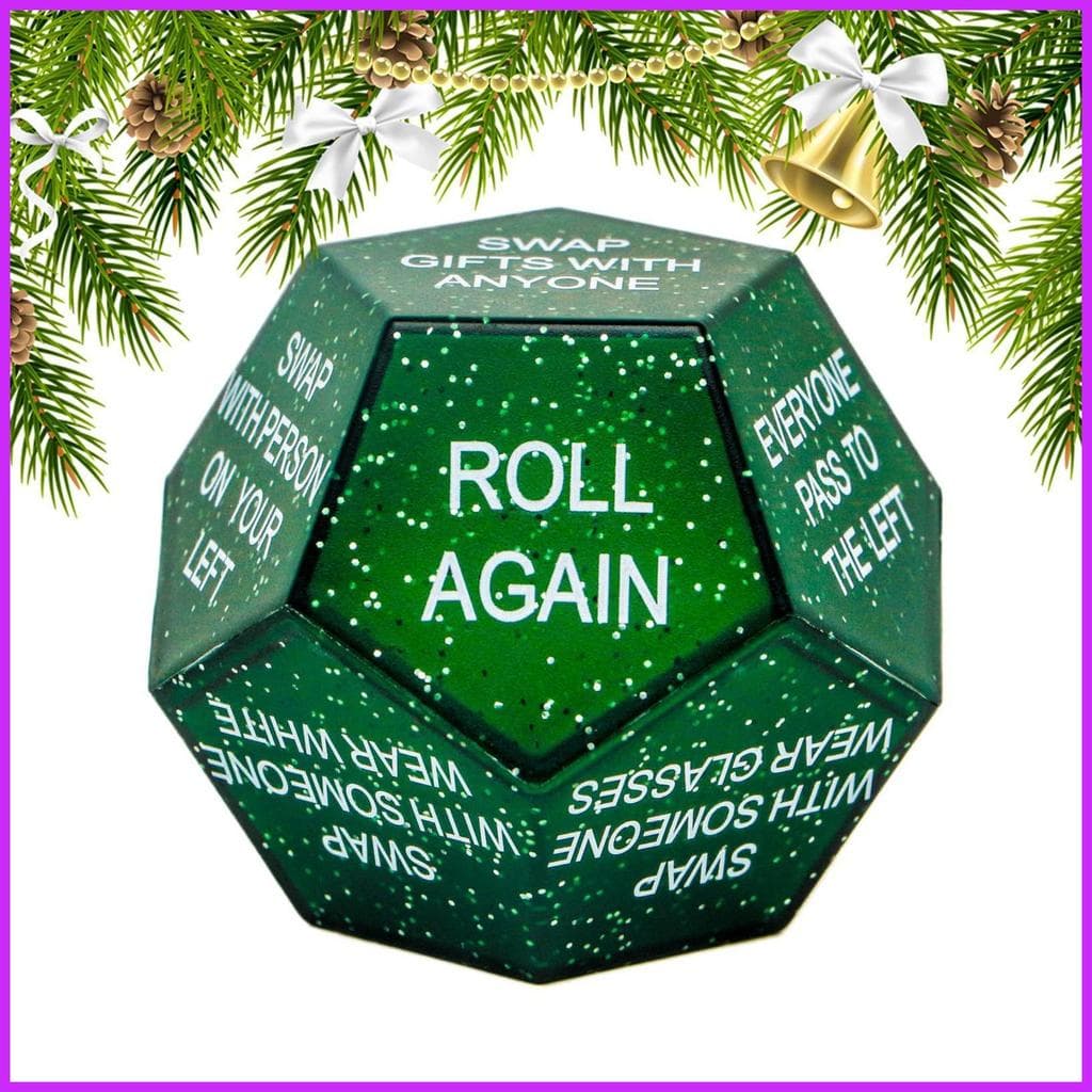 Jogo De Natal 12 Lados Papai Noel Interativo Divertido Brinquedos Adereços Adultos Jogos Para Festa Noturna Família taye