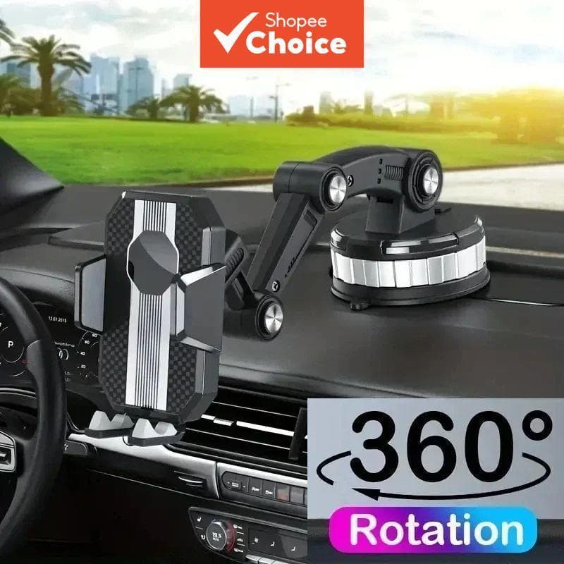 Suporte Para Telefone Carro Saimili 360 ° Almofada De Gel Pegajosa À Prova De Choque De Rotação Caminhões Grandes