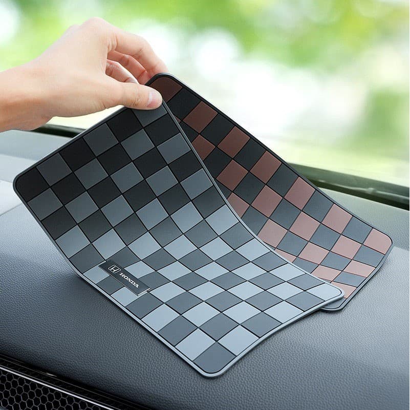 Tapete antiderrapante e resistente a altas temperaturas para carro, tapete grande para perfume automotivo, para painel c