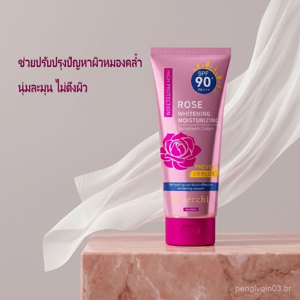 Creme Protetor Solar de Rosas, sucesso de vendas, protetor solar para uso externo no verão RD8Y
