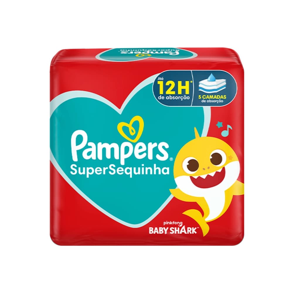 Fralda Pampers Super Sequinha  XXG 14 Unidades