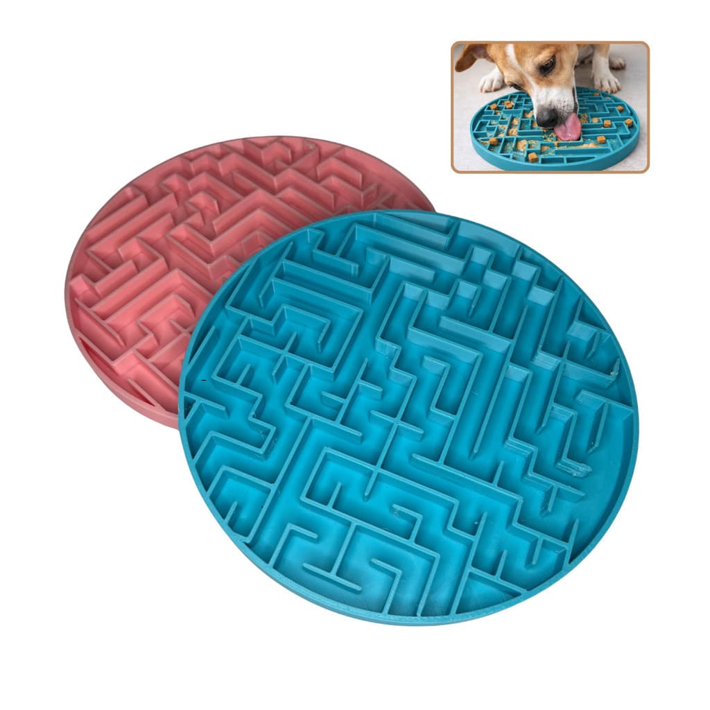 Tapete de Lamber Comedouro para Cães Cachorro, para gato, labirinto petisco ração