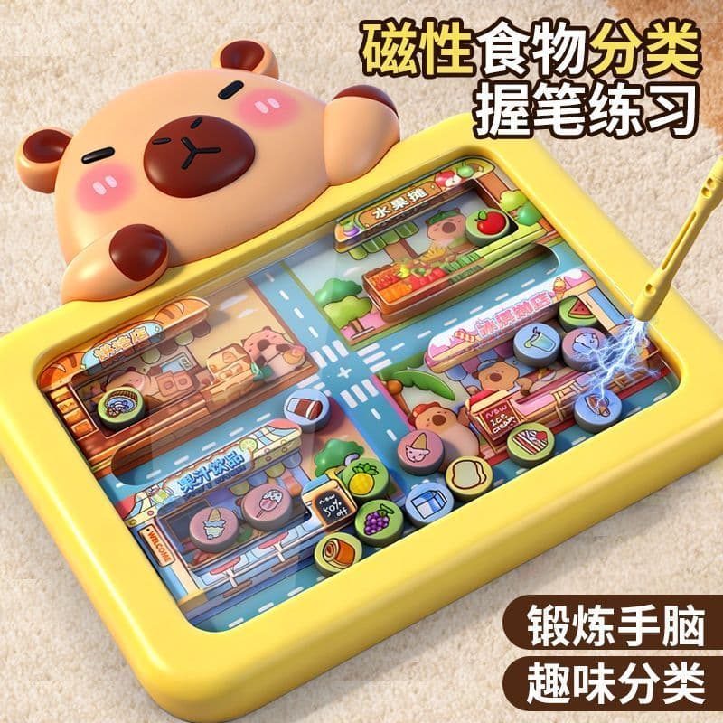 Brinquedos magnéticos porta-canetas treinamento brinquedos educativos classificação caneta titular magnético esportes Ka