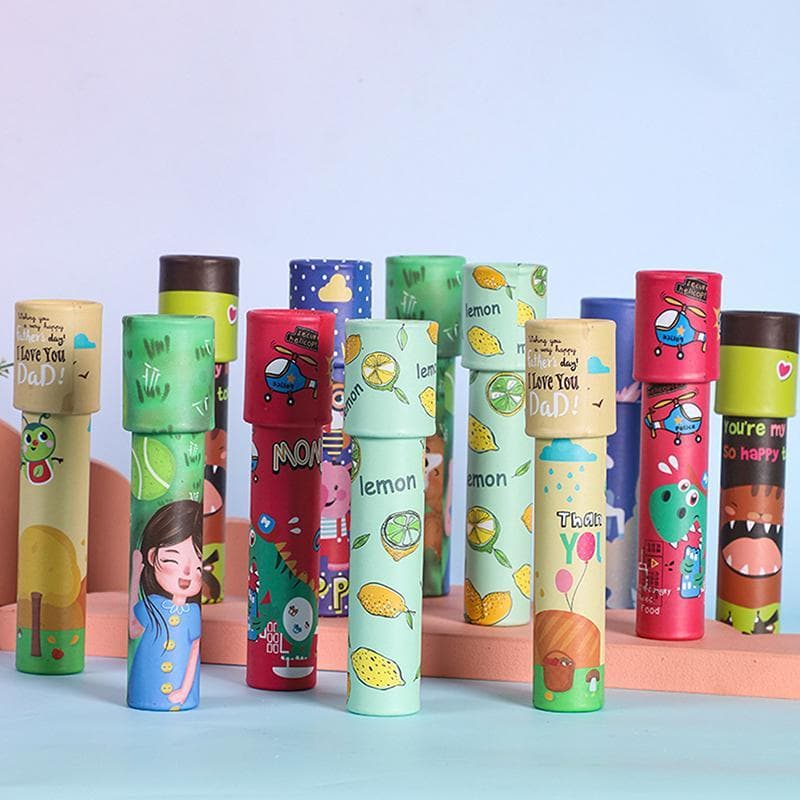 1 Peça Crianças Presente De Festa Grande Caleidoscópio Rotativo Brinquedos Educativos Clássicos Para Brinquedo Imaginati
