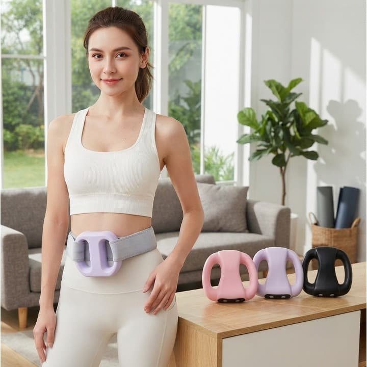 Mini Massageador Anel Elétrico Recarregável USB Portátil Velocidade Ajustável Relaxamento Muscular Corporal 