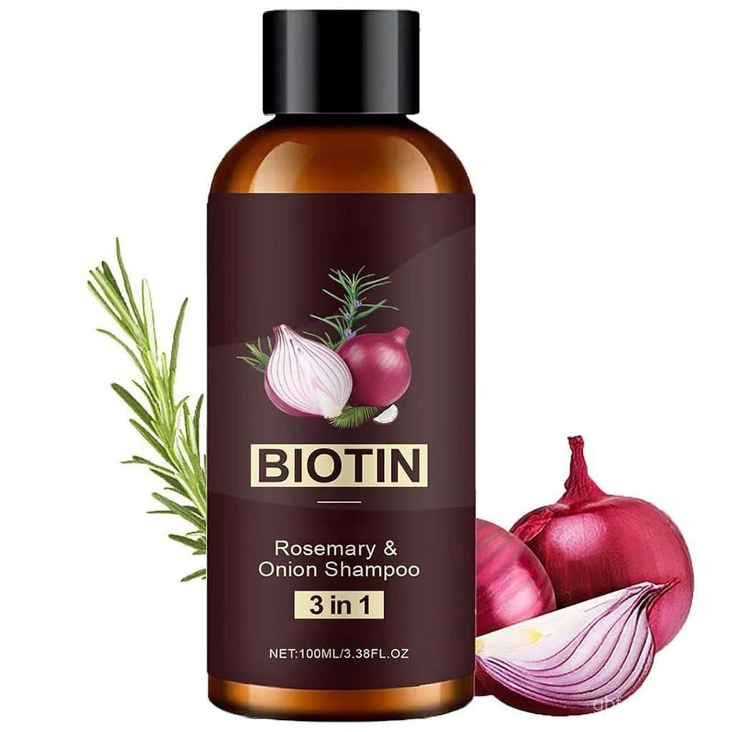 Shampoo de Cebola e Alecrim, shampoo hidratante de cebola, contém extrato de cebola, proporciona hidratação e brilho aos