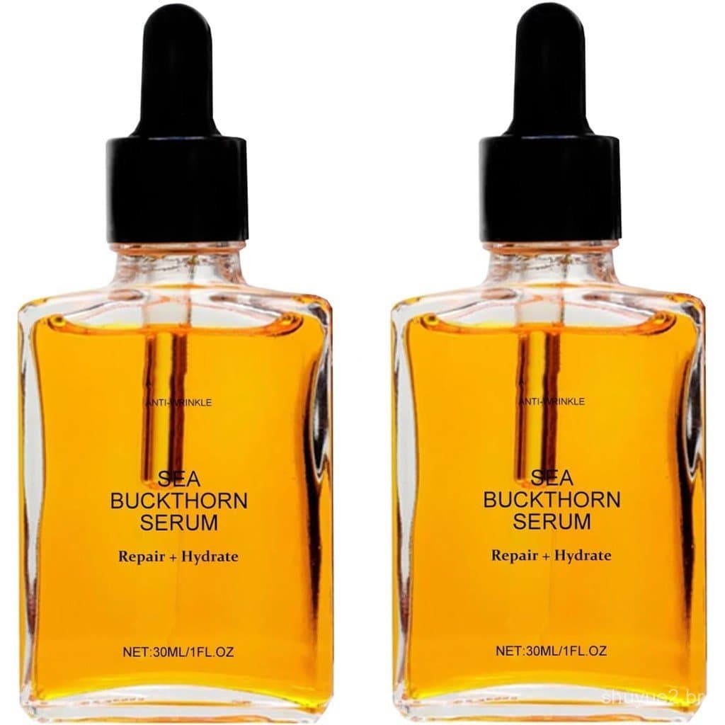 Sérum de Sea Buckthorn, Sérum Reparador + Hidratante de Sea Buckthorn, Sérum Facial de Sea Buckthorn com Vitamina C, Sér