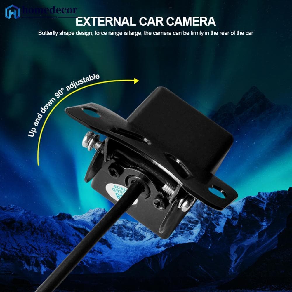 HOMEDECOR 4LED/8LED/12LED Câmera De Visão Traseira Do Carro Grande Angular HD À Prova Dwaterproof Água Backup Estacionam