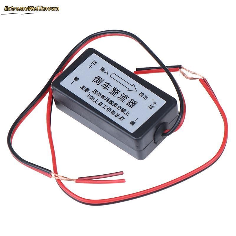 Retificador De Filtro De Capacitor De Relé De Potência 12V DC Se Encaixa Na Câmera Baup De Visão Traseira Do Carro