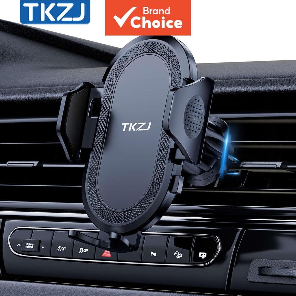 Suporte universal para carro com saída de ar, carregador rápido e design dobrável resistente para celulares