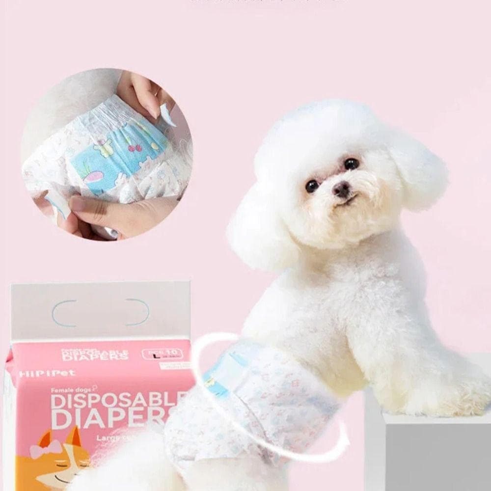 Fraldas Descartáveis Para Animais De Estimação , Calças Menstruais De Algodão À Prova De Vazamento Cães , Fralda Respirá