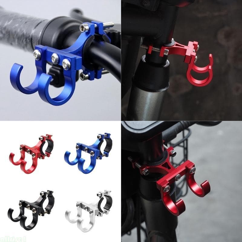 Todo O Gancho Multifuncional Fácil Instalação Acessório De Suspensão De Alumínio Conveniente Duplo Para Scooters De Moto