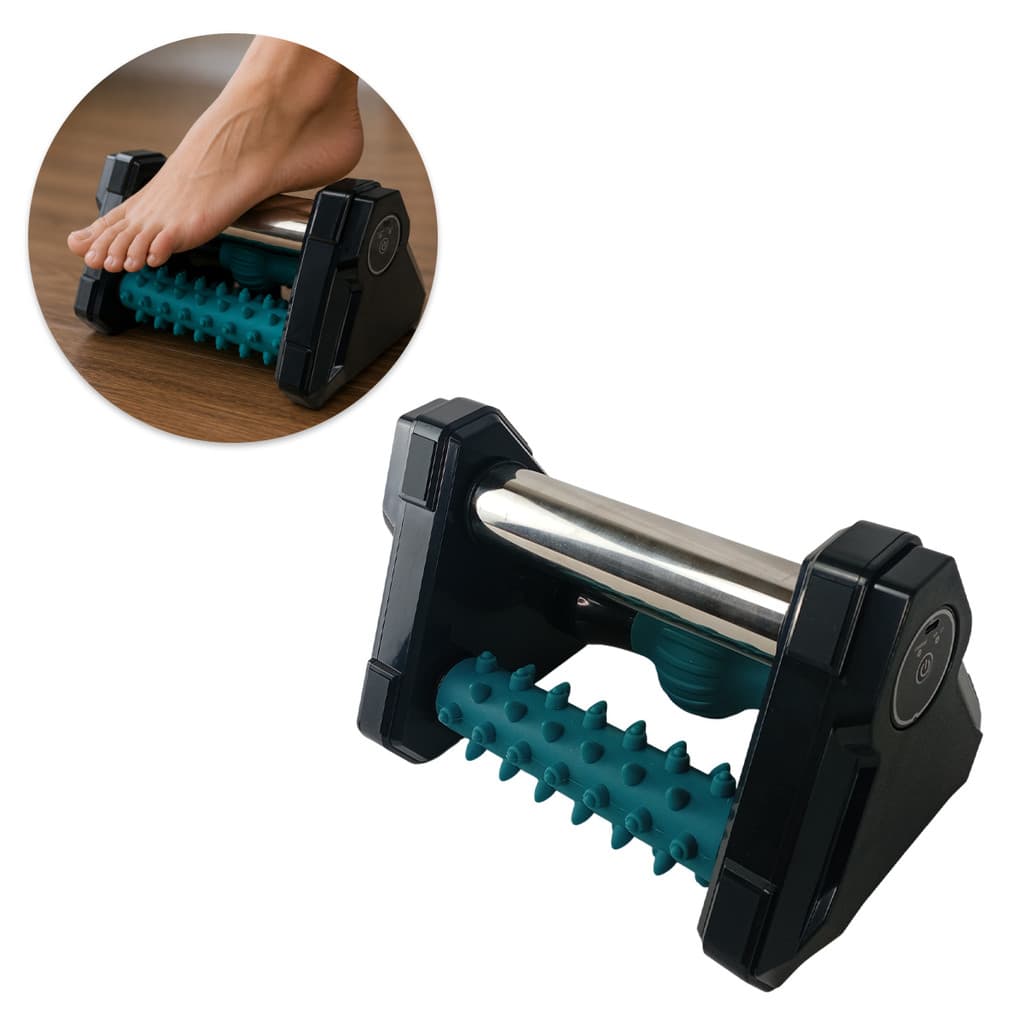 Massageador Plantar 3 em 1 Aquecedor Muscular Fascite Pes Multifuncional Fascia Alivio Dores Relaxador Bem Estar