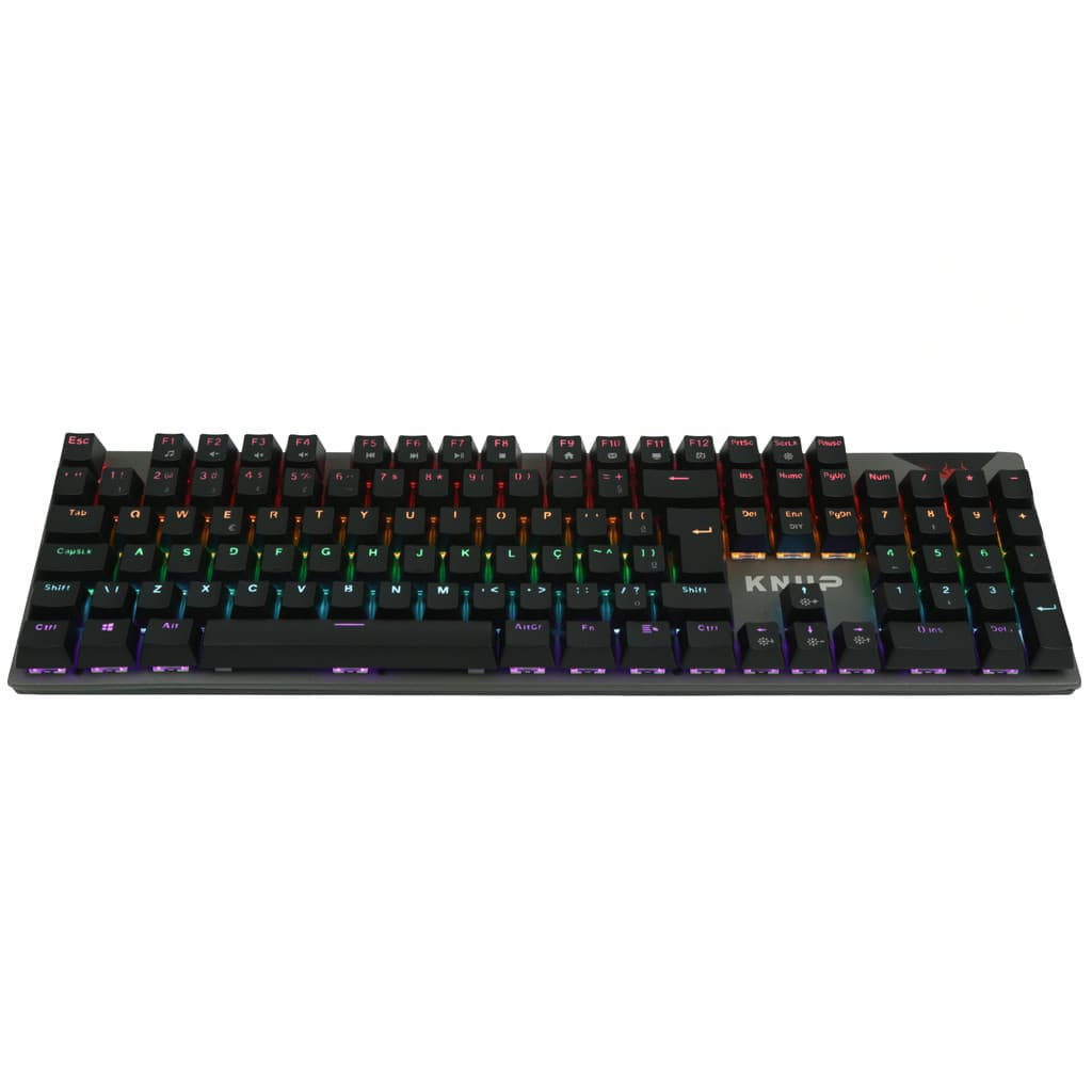Teclado Wassay Mecânico Gamer Iluminação RGB Para PC