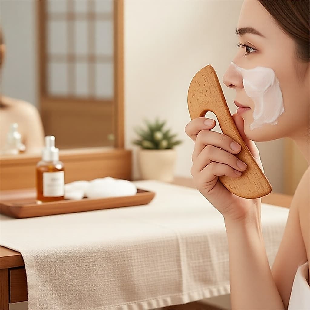 Massageador de drenagem linfática Gua Sha de madeira, massageador corporal anticelulite, alívio da fadiga muscular,
