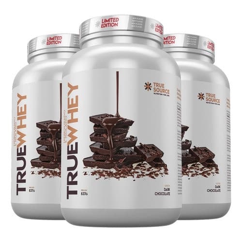 True Whey Protein Dark Chocolate Kit 3 837g True Source